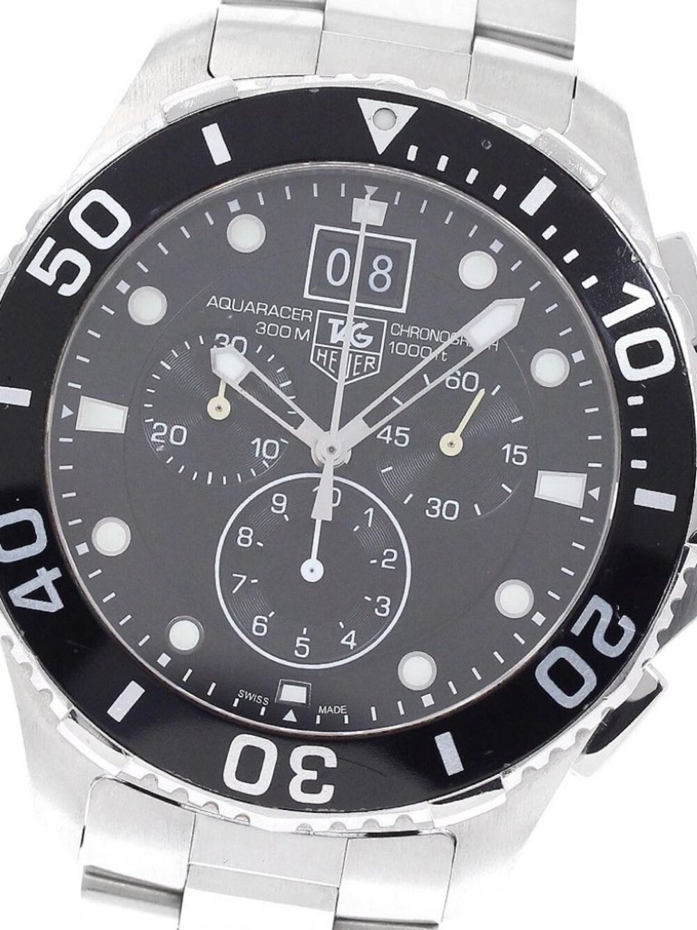 TAG HEUER Aqua racer CAN1010 Date Chronograph Quartz Men's Watch_947095